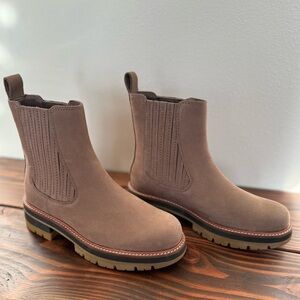 Clarks Brown Ankle Boots